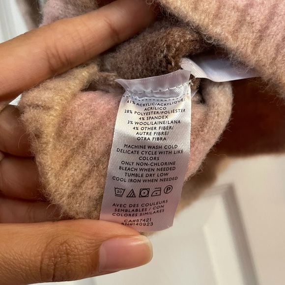 Loft Ombre Turtleneck Poncho Sweater - Picture 12 of 13